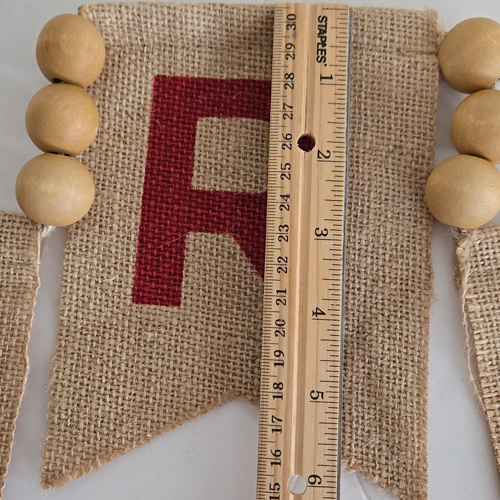 Vintage Burlap And Beads 